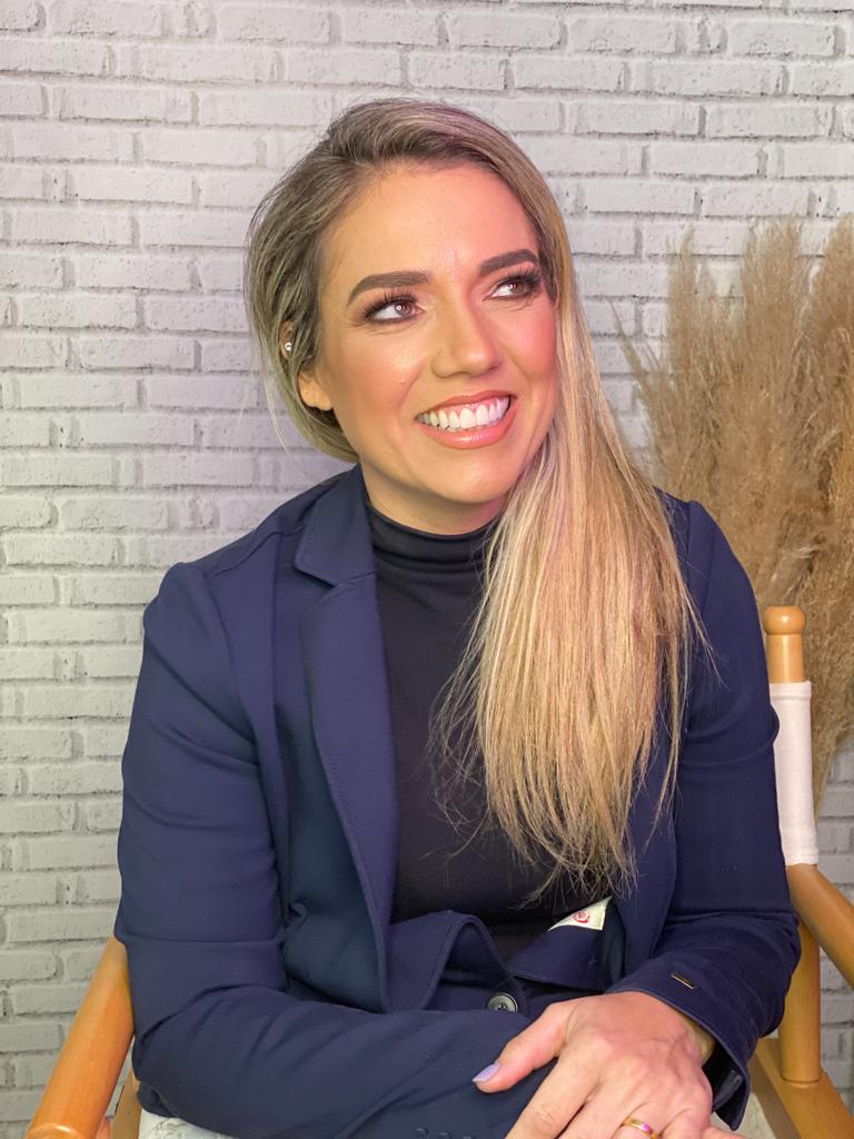 Foto da fundadora do grupo Achadinhos